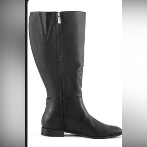 Part&Parcel The Riding Boot. Real Leather. Wide calf, 7.5 Black - Picture 3 of 3